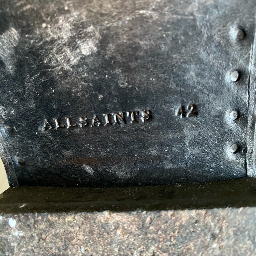 ALLSAINTS LEATHER MEN BOOTS - Picture 7 of 9
